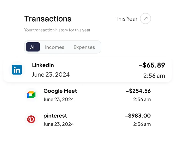 Finzo automatically categorizes your transactions